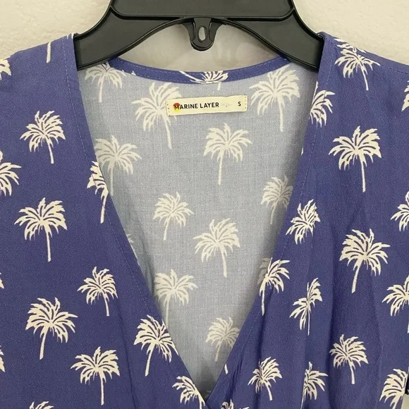 Marine Layer Emlyn Midi Wrap Dress - Picture 2 of 5